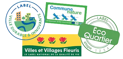 labels ville ecoquartier, villes et village fleuris, villes durables et innovantes, Commune nature